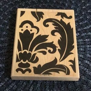 XLarge 6”x5” Stampin’ Up! Baroque Background Stamp